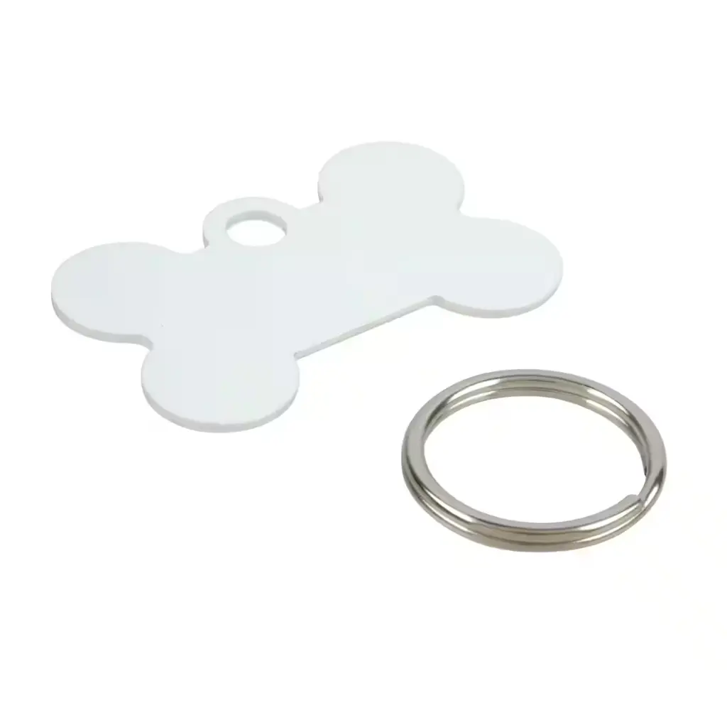 mini dog bone tag blank
