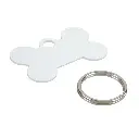 mini dog bone tag blank