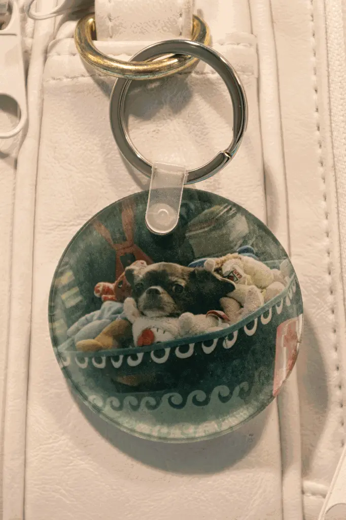Round Acrylic Keychain Lifestyle